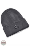 Under Armour 1373155 Halftime Cuff Beanie Pitch Gray Front View