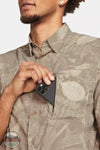 Under Armour 1376577 Dockside Short Sleeve Shirt Timberwolf Taupe Detail View