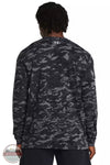 Under Armour 1382889-001 ABC Camo Long Sleeve T-Shirt in Black Back View