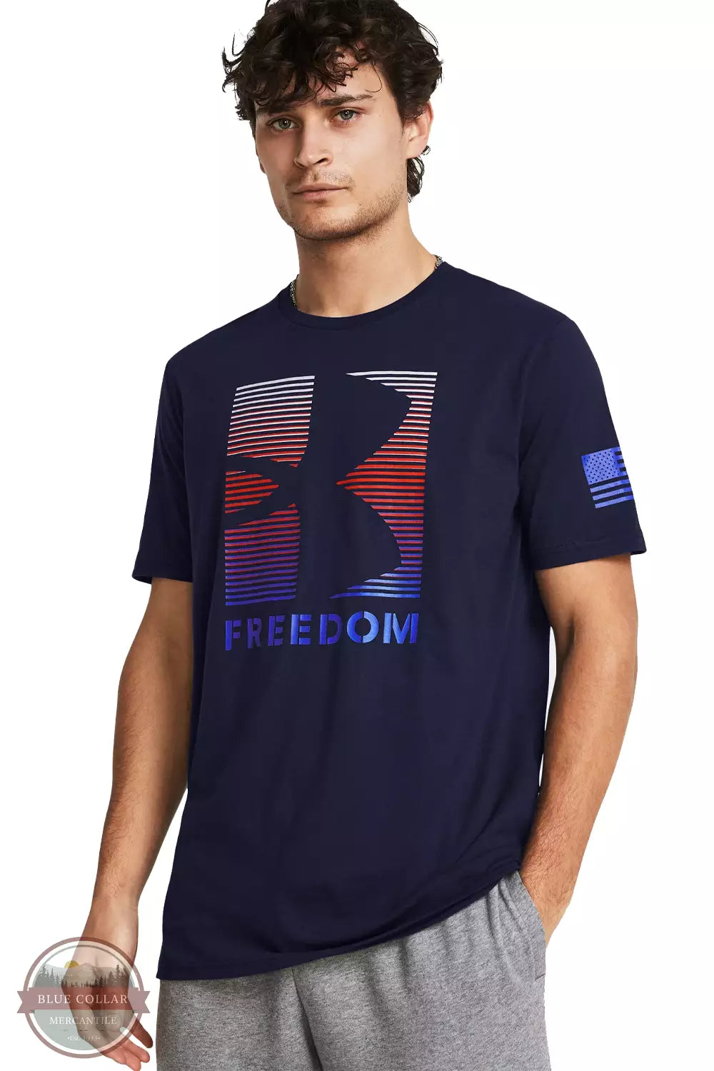 Under Armour 1382995 Freedom USA T-Shirt Front View