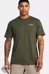 Under Armour 1383584-390 Bass Short Sleeve T-Shirt in Marine Green Front View
