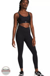 Under Armour 1383607 Black Meridian Crossover Ankle Leggings Full View