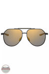 Under Armour 1385109-883 Honcho Mirror Sunglasses in Matte Black /Bronze Flash Mirror / Ruthenium Front View
