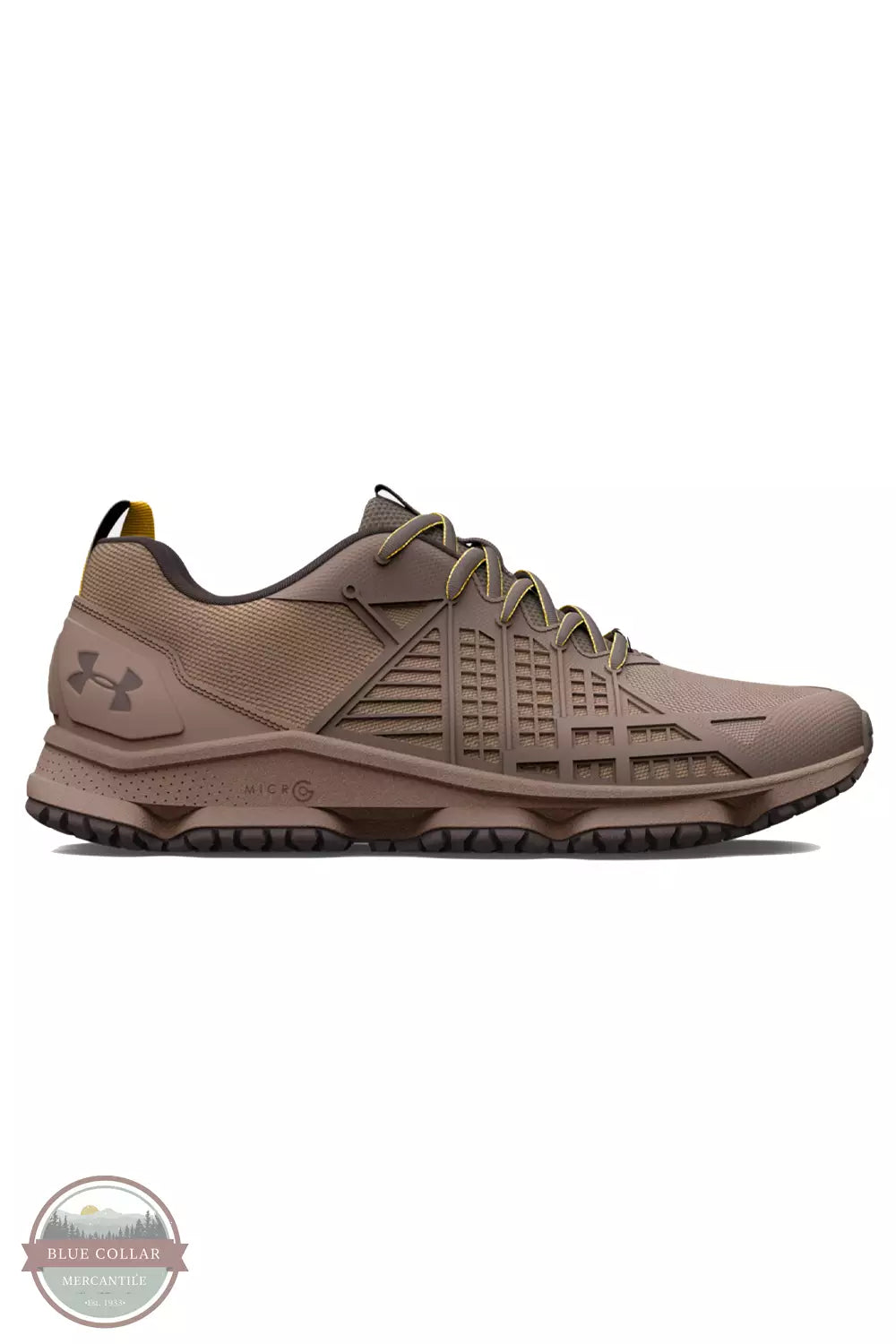 Under Armour 3024953-201 Micro G Strikefast Tactical Shoes in Brown Clay / Peppercorn Side View