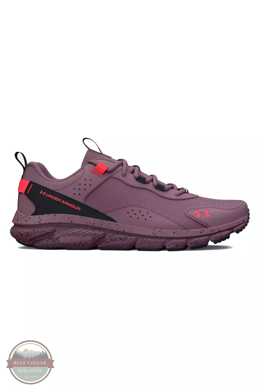 Under Armour 3025751-603 Charged Verssert Speckle Running Shoes in Misty Purple Side View