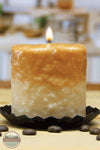 Warm Glow Candle WGCMHCLT Caramel Latte Mini Hearth Candle Front View