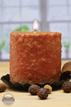 Warm Glow Candle WGCMHBUN Cinnamon Bun Mini Hearth Candle Front View