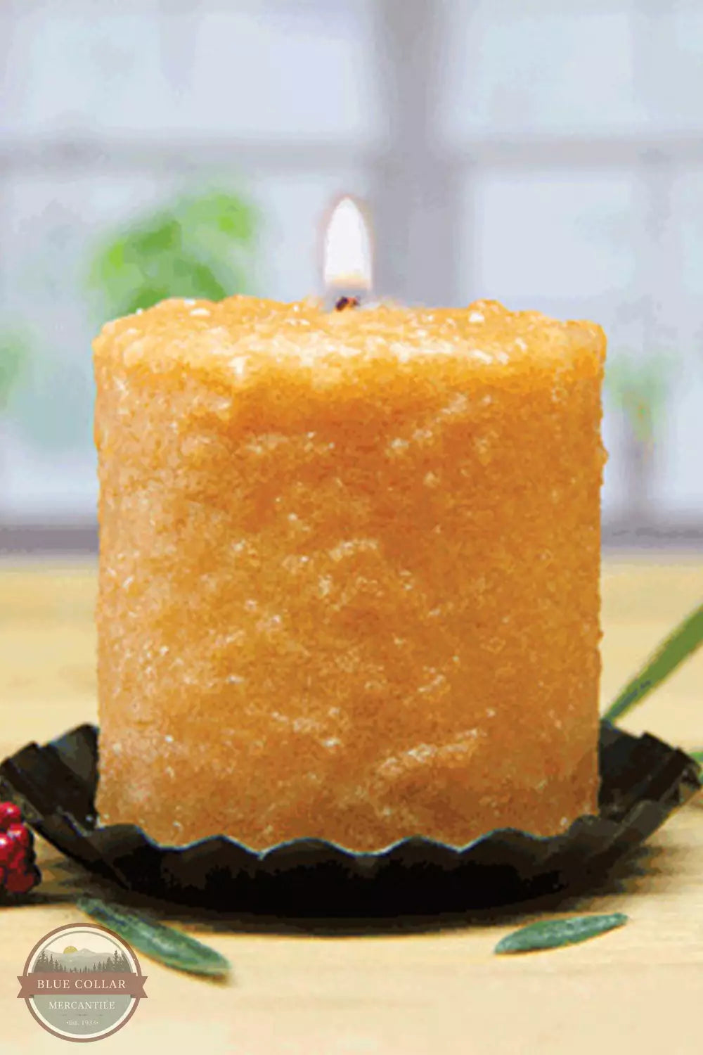 Warm Glow Candle WGCMHFBD Friendship Bread Mini Hearth Candle Front View