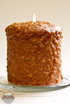 Warm Glow Candle WGCMHPCC Pumpkin Crumb Cake Mini Hearth Candle Front View