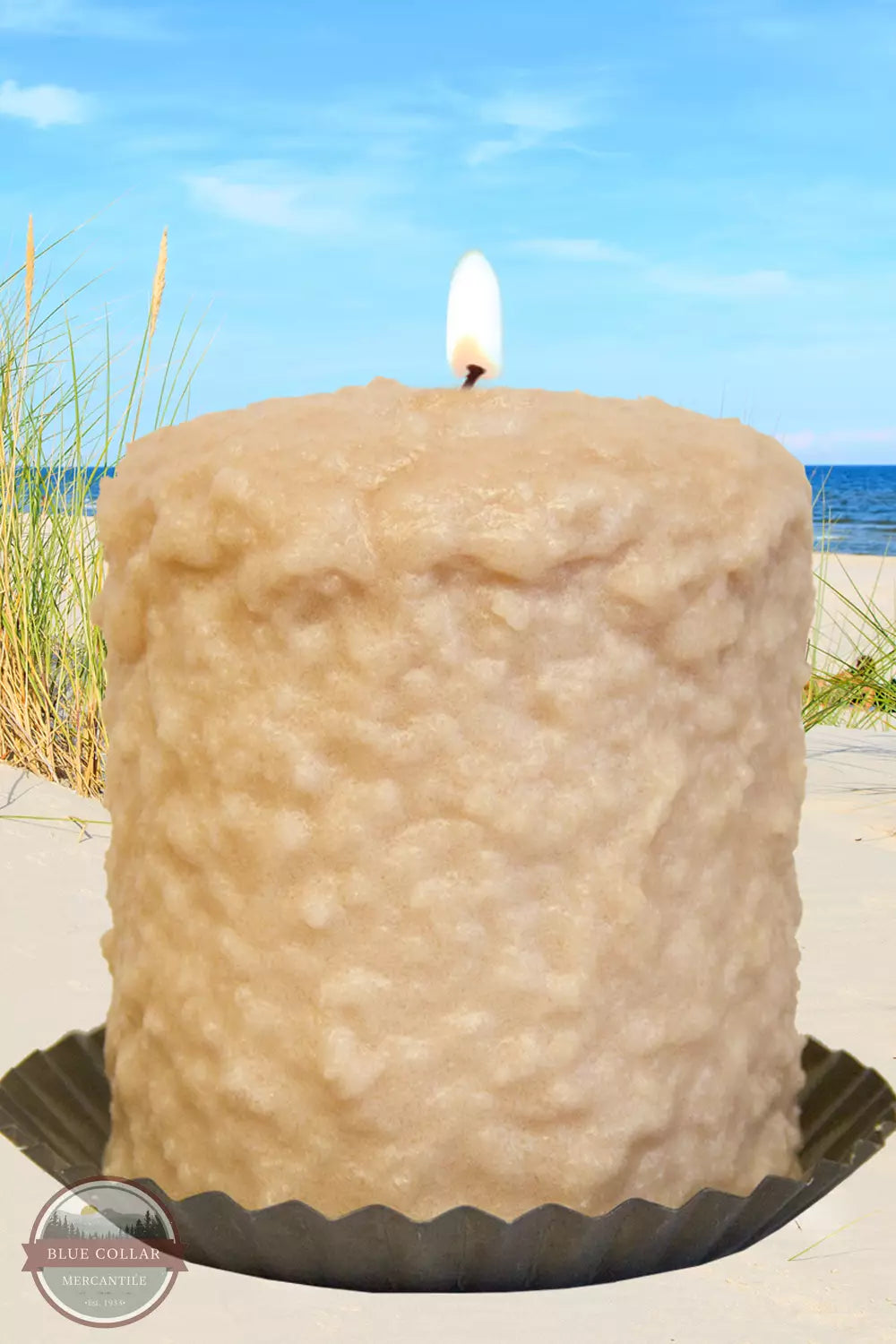 Warm Glow Candle SUMSANH Summer Sands Hearth Candle View