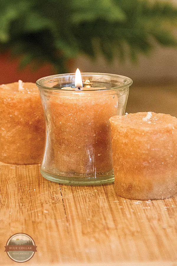 Warm Glow Candle BAKBRO3P Baked Brown Sugar 3 Pack Votive Candles Front View