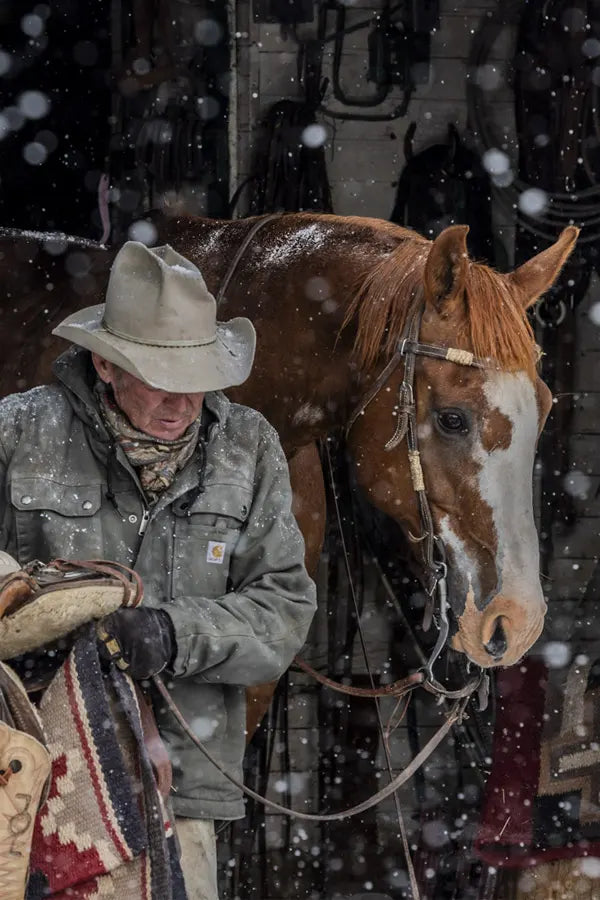 Winter western cowboy carhartt scene men's and ladies outerwear categories at Blue Collar Mercantile