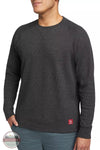 Wolverine W1210890 Walden II Thermal Long Sleeve Shirt Black Heather Front View