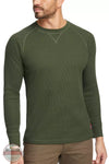 Wolverine W1210890 Walden II Thermal Long Sleeve Shirt Green Grove Front View