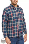 Wolverine W1211540 Hastings Flannel Shirt Harbor Front View