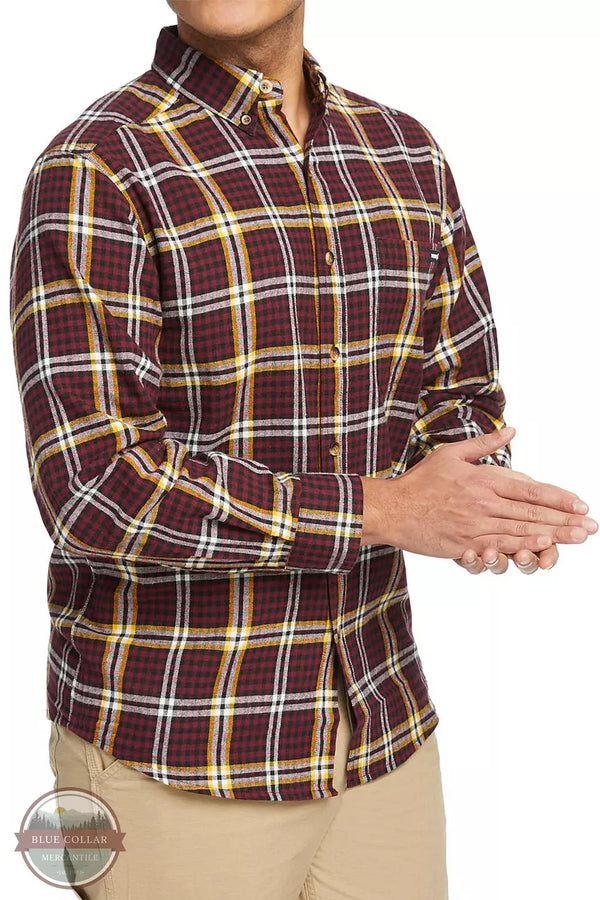 Wolverine W1211540 Hastings Flannel Shirt Cinnamon Front View