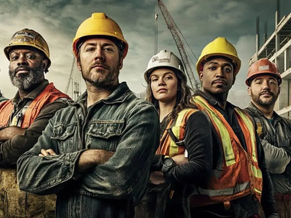 Work Apparel and Boots available at Blue Collar Mercantile, Image of diverse group of works in picture