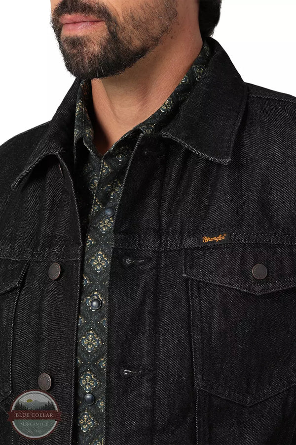 Wrangler Men's Big Cowboy Cut Western Lined Jacket, Sherpa/Denim, Large Tall