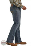 Wrangler 112335748 Rock 47 Slim Fit Boot Cut Jeans in Abbey Way Side View