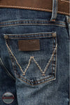 Wrangler 112336145 Retro Slim Bootcut Jeans in Layton Back Detail View
