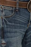 Wrangler 112336145 Retro Slim Bootcut Jeans in Layton Front Detail View