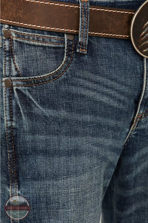 Wrangler 112336145 Retro Slim Bootcut Jeans in Layton Front Detail View