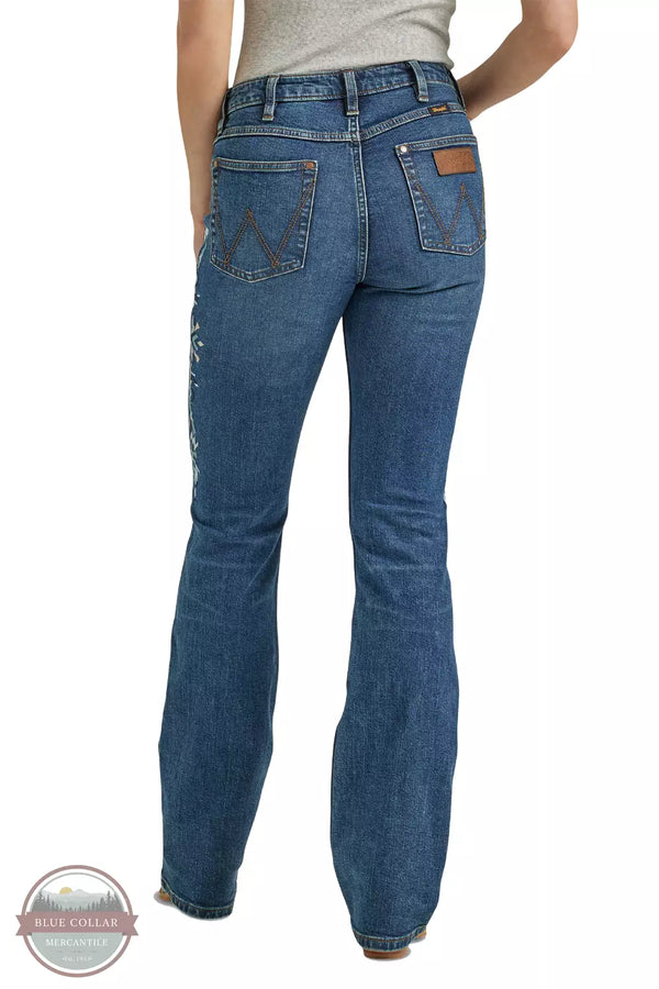 Retro Embroidered High Rise Slim Boot Jeans in Bethany by Wrangler 112338917