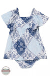 Wrangler 112344318 Infant and Toddler Bandana Print Dress with Diaper Cover Front View