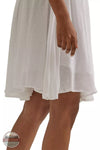 Wrangler 112344666 Flutter Dress in White Hem View