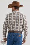 Wrangler 112346071 Checotah Western Snap Shirt Back View