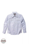 Wrangler 112346278 Boy's 20X Competition Advanced Comfort Western Snap Shirt Front View