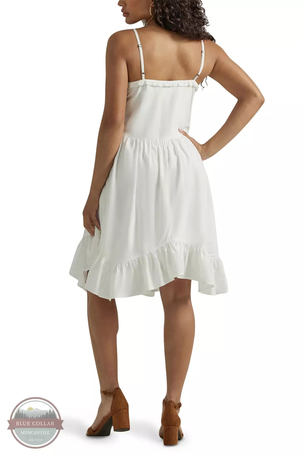 Wrangler 112347168 Ruffle Dream Tank Dress Back View