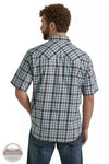 Wrangler 112347291 Green Plaid Retro Shirt Back View