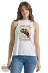 Wrangler 112347630 Long Live Cowboys Tank Top Front View