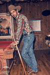 Wrangler 13MWZGK Cowboy Cut Original Fit in Stonewashed Life View
