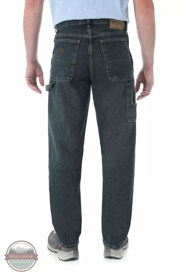 Wrangler 32001DK Rugged Wear Carpenter Jean in Dark Quartz Back View