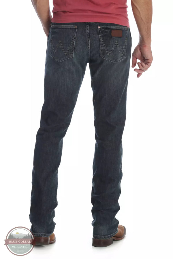 Wrangler 88MWZJM Retro® Slim Fit Straight Jeans in Jerome Back View