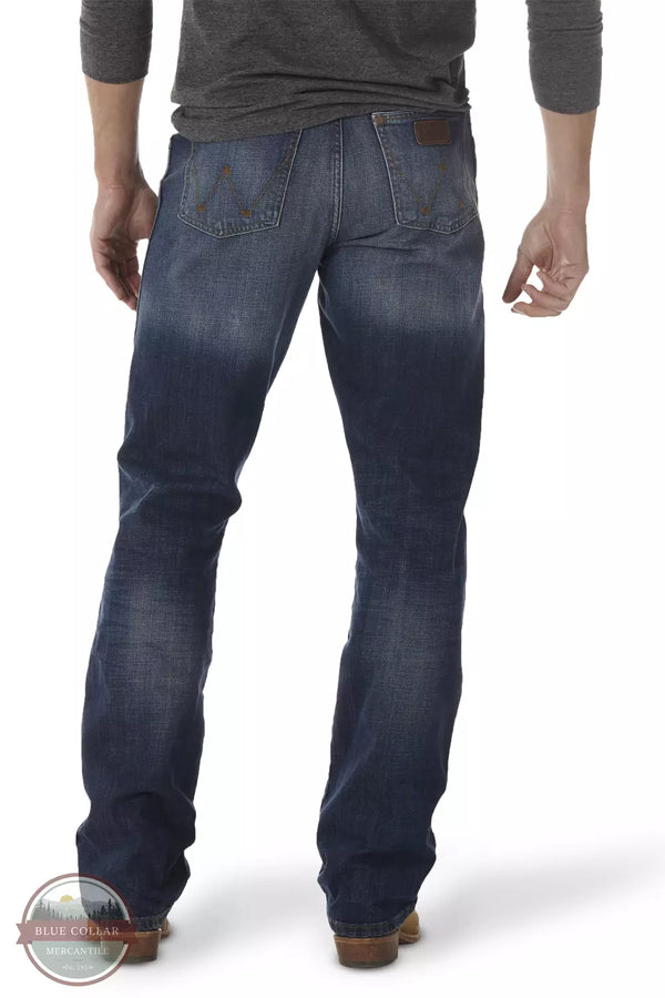 Wrangler WRT20JH Wrangler Retro® Relaxed Boot Cut Jeans in JH Wash Back View