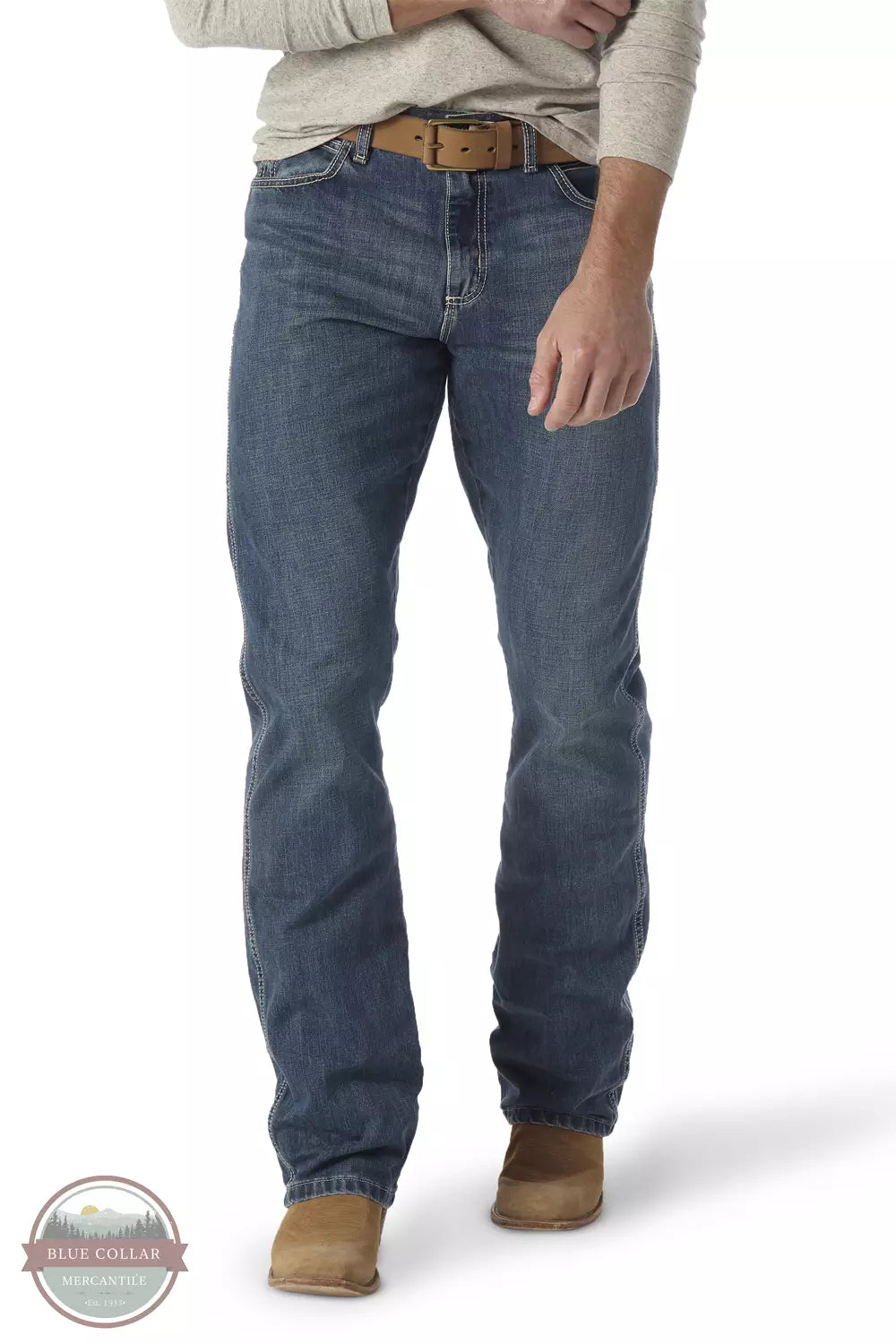 Wrangler WRT20RT Retro® Relaxed Fit Bootcut Jeans in Rocky Top Front View