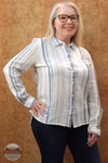 North River Apparel NRL6391 Abaco Woven Long Sleeve Button Down Shirt front view