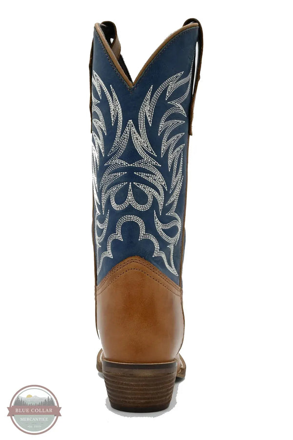 Abilene Boot Co. 5153 Rawhide Distressed Snip Toe Western Boot back heel view