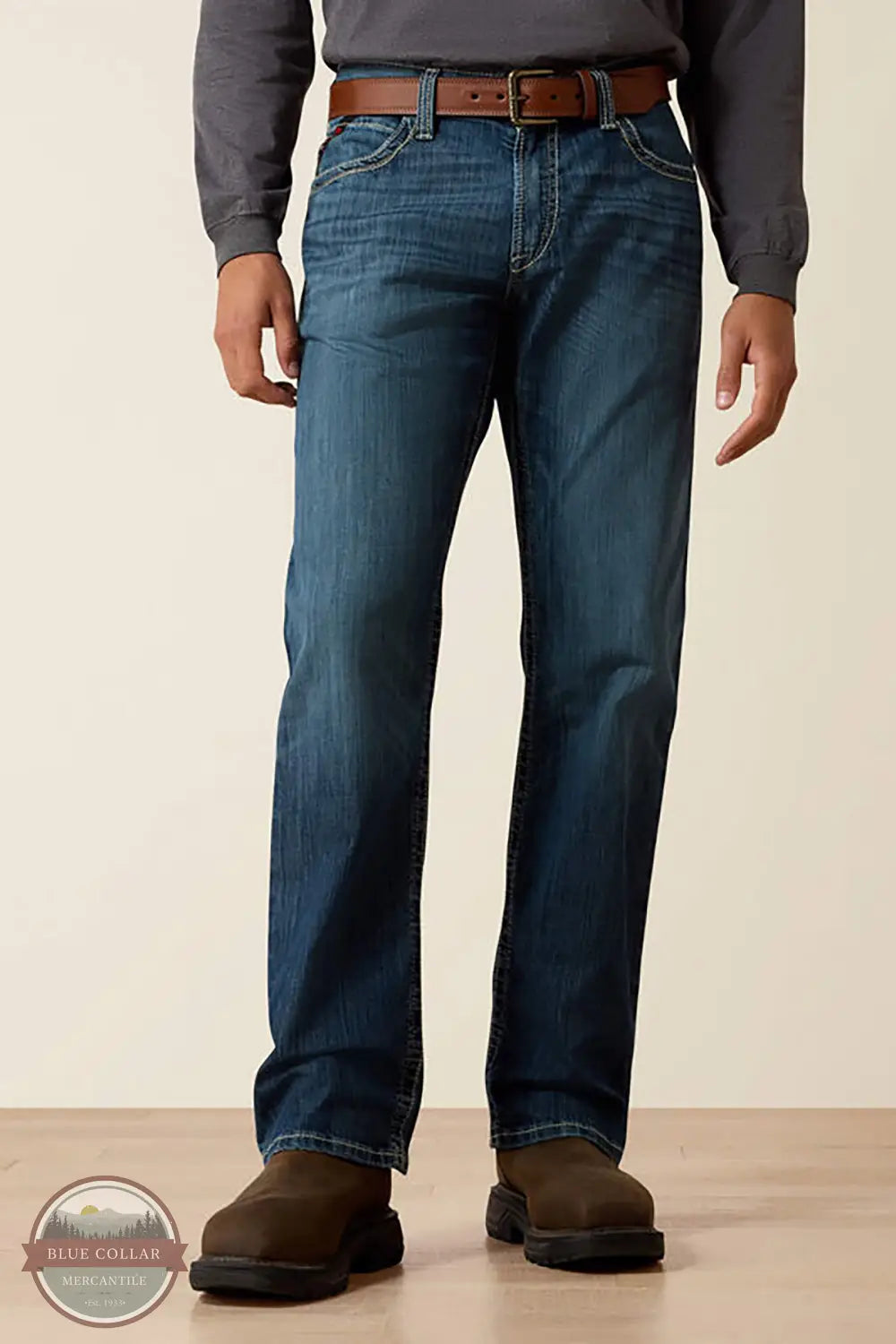 Ariat 10023467 Flame Resistant Relaxed Bootcut Denim Jean, front