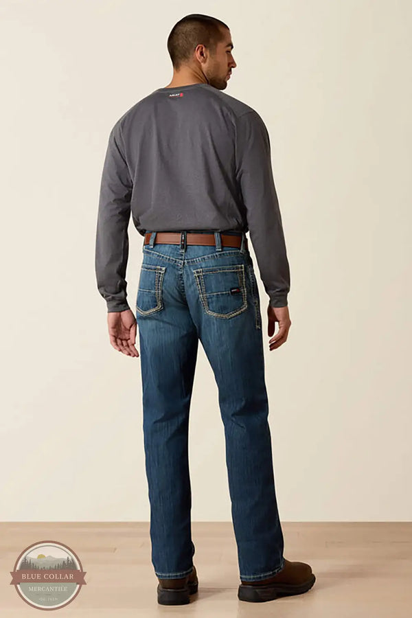Ariat 10023467 Flame Resistant Relaxed Bootcut Denim Jean, rear