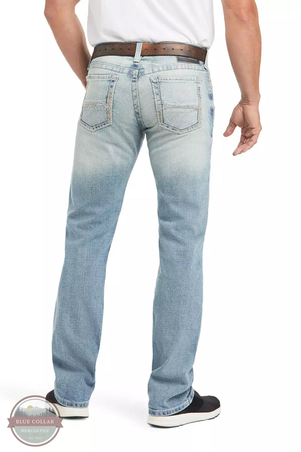 Ariat 10031997 M7 Rocker Stretch Stirling Stackable Straight Leg Jean in Shasta Back View