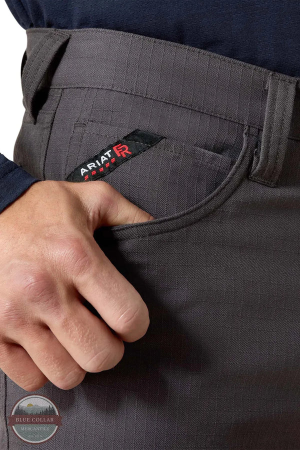 Ariat 10043153 FR M4 Relaxed Crossfire Straight Pant front pocket detail