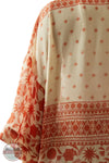 Ariat 10060385 Paige Duster Senora Border Print shoulder detail print view