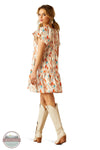 Ariat 10060396 Delilah Short Sleeve Floral Print Dress, rear
