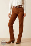 Ariat 10061722 Ultra High Rise Relaxed Straight Jeans in Brown, front