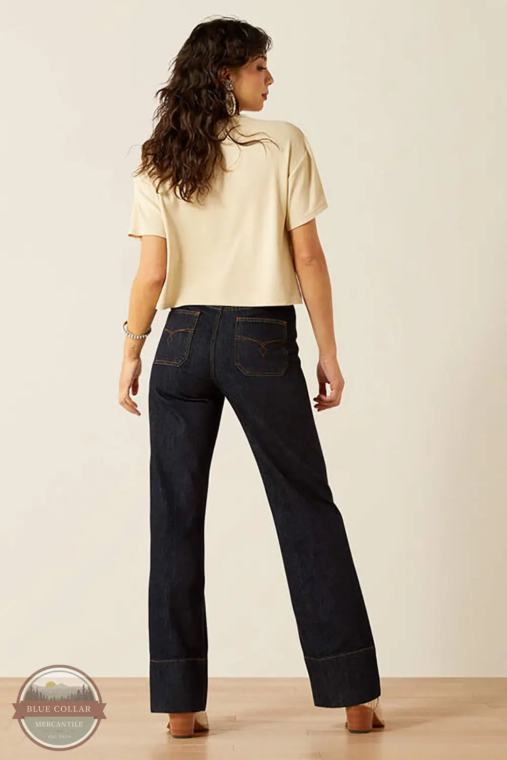 Ariat 10061760 Ultra High Rise Tomboy Utility Jeans, rear