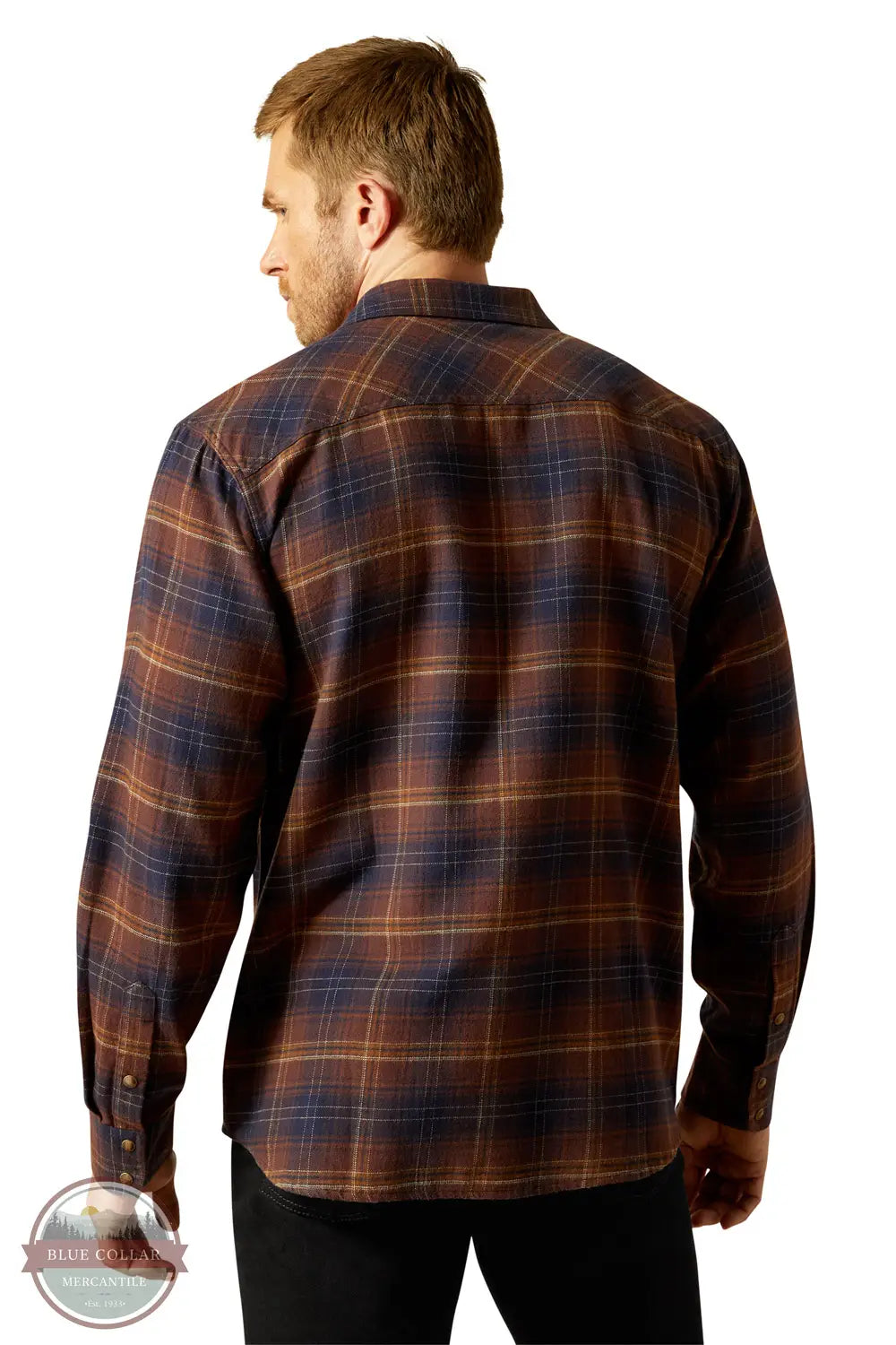 Ariat 10062223 Long Sleeve Harleigh Retro Plaid Shirt, rear